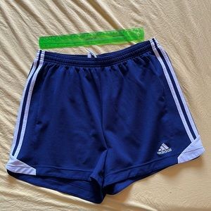 Blue Adidas Running Shorts
